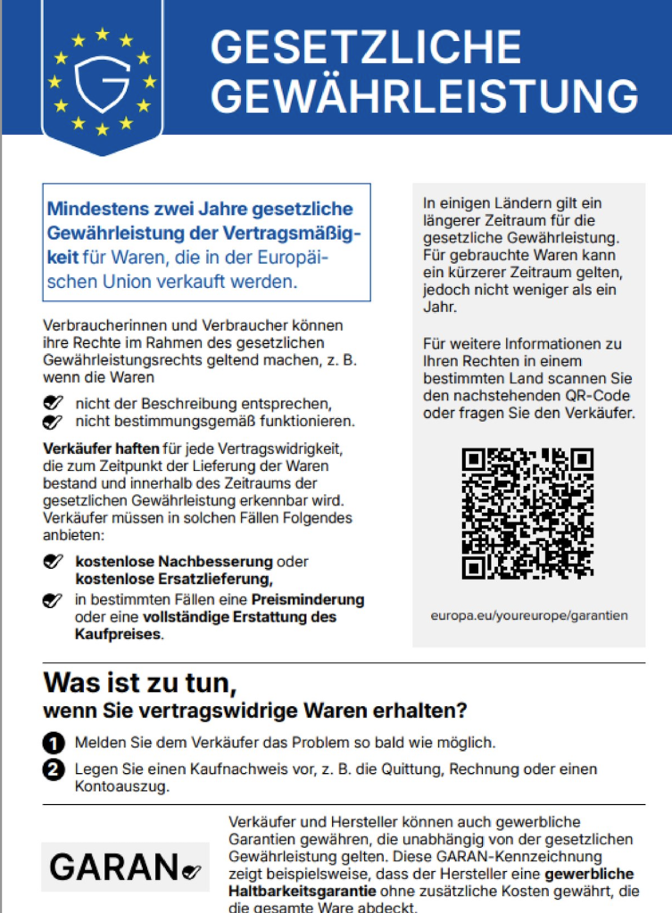 offizielles Eu Label